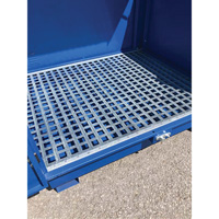 Ultra-Hard Top S4 Steel Spill Pallet, 61" L x 54.4" W x 52" H, 4700 lbs. Load Capacity Seaboard Timber Mart