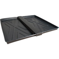 Double-Tray Ultra-Rack Containment Tray&reg;, 48" L x 44" W x 2.8" H, 16 US gal. Spill Capacity Seaboard Timber Mart