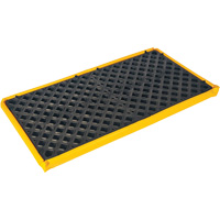 2-Drum Flexible Ultra-Spill Deck&reg;, 11 US gal. Spill Capacity, 48" x 24" x 2.5" Seaboard Timber Mart