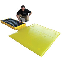 2-Drum Flexible Ultra-Spill Deck&reg; Bladder System, 88 US gal. Spill Capacity, 48" x 27" x 5" Seaboard Timber Mart