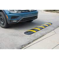 Speed Bump Kit, Rubber, 4' L x 11" W x 2" H Seaboard Timber Mart