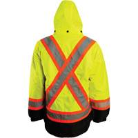 Veste 7 en 1, Polyester, Orange haute visibilit&eacute;, Petit Seaboard Timber Mart