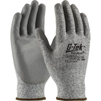 G-Tek&reg; Seamless Knit Cut-Resistant Gloves, Size X-Small, 13 Gauge, Polyurethane Coated, PolyKor&reg; Shell, ASTM ANSI Level A2/EN 388 Level B Seaboard Timber Mart
