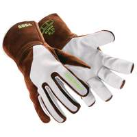 HeatArmor&reg; 5054 Welding Gloves, Grain Goatskin, Size Small/7 Seaboard Timber Mart