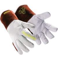 HeatArmor&reg; 5058 Welding Gloves, Grain Goatskin, Size Small/7 Seaboard Timber Mart