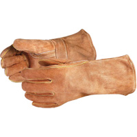 Gants de soudage bruns de luxe Endura 505BS, Cuir de vache refendu, Taille Grand Seaboard Timber Mart