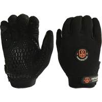 Mechanic Anti-Impact Gloves, 7/Small, Synthetic/Suede Palm, Elastic/Hook & Loop Cuff Seaboard Timber Mart
