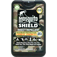 Pocket-Sized Mosquito Shield Insect Repellent, 30% DEET, Spray, 40 ml Seaboard Timber Mart