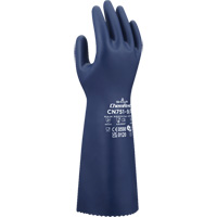 CN751 Chemical-Resistant Gloves, Size Small/7, 15" L, Nitrile, 18-mil Seaboard Timber Mart