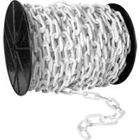 Chaîne de s&eacute;curit&eacute; en plastique robuste, Orange Seaboard Timber Mart