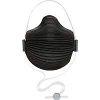 AirWave M Series Black Disposable Masks with SmartStrap&reg; & Nose Flange, N95, NIOSH Certified, Medium/Large Seaboard Timber Mart