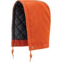 539 Capuchon pour parka, blouson aviateur ou combinaison de s&eacute;curit&eacute; matelass&eacute;e, Orange, Coton Seaboard Timber Mart