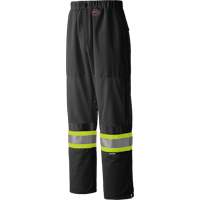 6003BKP Traffic Safety Pants, Polyester, Small, Black Seaboard Timber Mart