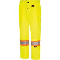 5999PW Women's  Traffic Safety Pants, Polyester, X-Small, High Visibility Lime-Yellow Seaboard Timber Mart