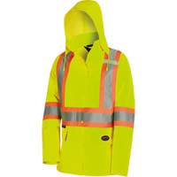 5628W Parka matelass&eacute; de s&eacute;curit&eacute; 300D The Rock, Polyester/Polyur&eacute;thane, Jaune lime haute visibilit&eacute;, T-petit Seaboard Timber Mart