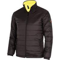 5771 Manteau de s&eacute;curit&eacute; imperm&eacute;able r&eacute;versible, Polyester/Polyur&eacute;thane, Jaune lime haute visibilit&eacute;, Petit Seaboard Timber Mart