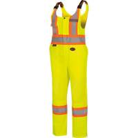 6000W Women's High-Visibility Traffic Safety Overalls, Polyester, X-Small, High Visibility Lime-Yellow Seaboard Timber Mart