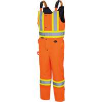 5040 Waterpoof Quilted Safety Overalls, Polyester, Small, High Visibility Orange Seaboard Timber Mart