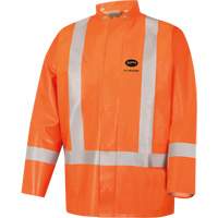 5990J Manteau de s&eacute;curit&eacute; imperm&eacute;able tr&egrave;s robuste ignifuge et r&eacute;sistant aux arcs &eacute;lectriques, Petit, Orange haute visibilit&eacute;, 11 cal/cm² Seaboard Timber Mart