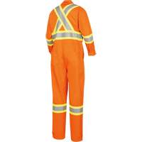 5551T Flame-Gard&reg; FR/Arc-Rated Coverall, Size 40 (Tall), High Visibility Orange, 9.1 cal/cm² Seaboard Timber Mart