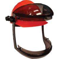 Facetec with Cap Attachment for Slotted Hard Hats, Ratchet Suspension Seaboard Timber Mart