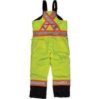 Ripstop Insulated Safety Bib Overall, Polyester, X-Small, High Visibility Lime-Yellow Seaboard Timber Mart