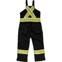 Ripstop Insulated Safety Bib Overall, Polyester, X-Small, Black Seaboard Timber Mart