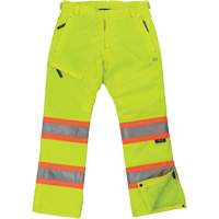 Pantalon de s&eacute;curit&eacute; isolant et extensible pour femmes, Polyester, T-petit, Jaune lime haute visibilit&eacute; Seaboard Timber Mart