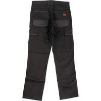 Pantalon de travail WP100, Coton/Spandex, Noir, Taille 0, Entrejambe 30 Seaboard Timber Mart