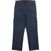 Pantalon de travail WP100, Coton/Spandex, Bleu marin, Taille 0, Entrejambe 30 Seaboard Timber Mart
