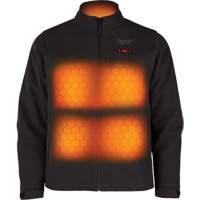 M12 Heated Toughshell Jacket with Battery, Men's, Small, Black Seaboard Timber Mart