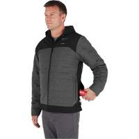 M12 Heated Quietshell Jacket with Battery, Men's, Small, Grey Seaboard Timber Mart