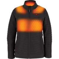 M12 Heated Axis Jacket with Battery, Women's, Large, Black Seaboard Timber Mart