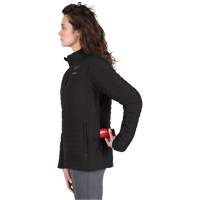 M12 Heated Axis Jacket with Battery, Women's, Large, Black Seaboard Timber Mart