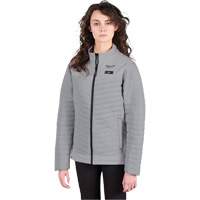 M12 Heated Axis Jacket with Battery, Women's, Small, Grey Seaboard Timber Mart