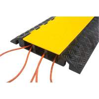 Polyurethane Cable Protector, 3 Channels, 35.43" L x 19.69" W x 3" H Seaboard Timber Mart