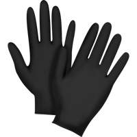 Emballages de gants jetables pour machine distributrice, Petit, Nitrile, 5 mils, Sans poudre, Noir, Classe 2 Seaboard Timber Mart