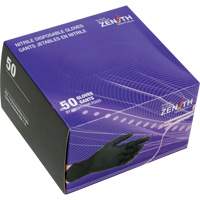 Emballages de gants jetables pour machine distributrice, Petit, Nitrile, 5 mils, Sans poudre, Noir, Classe 2 Seaboard Timber Mart