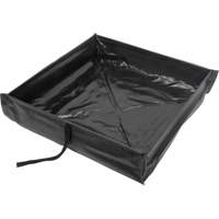 Collapsible Roll-Up Spill Berm, 34 US gal. Capacity, 3' W x 3' L x 6" H Seaboard Timber Mart