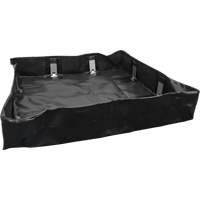 Collapsible Berm, 30 US gal. Capacity, 2' W x 4' L x 6" H, Snap-Up Bracket Seaboard Timber Mart