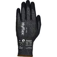 HyFlex&reg; 11-543 Cut Resistant Gloves, Size 6, 13 Gauge, Nitrile Coated, Nylon/Stainless Steel/HPPE/Spandex Shell, ASTM ANSI Level A7/EN 388 Level F Seaboard Timber Mart