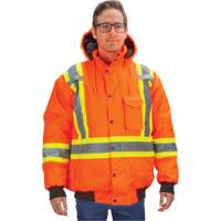 Parka d'hiver imperm&eacute;able 7-en-1, Orange haute visibilit&eacute;, Moyen Seaboard Timber Mart