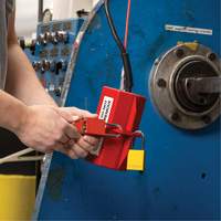 Velocity Plus Safety Lockout Padlock, Orange, Keyed Alike, Aluminum, 1-1/2" Width Seaboard Timber Mart
