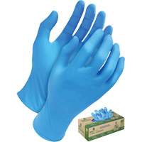 Tri-Polymer Disposable Gloves, Small, Polyethylene, 5-mil, Powder-Free, Blue Seaboard Timber Mart