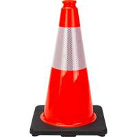 Premium Traffic Cone, 18", Orange, 6" Reflective Collar(s) Seaboard Timber Mart