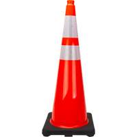 Premium Traffic Cone, 36", Orange, 4" & 6" Reflective Collar(s) Seaboard Timber Mart