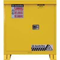 Outdoor Flammable Storage Cabinet, 30 gal., 2 Door, 43" W x 44" H x 18" D Seaboard Timber Mart