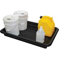 Spill Tray, 24" L x 36" W x 4.5" H, 18 US gal. Spill Capacity Seaboard Timber Mart