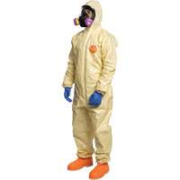 Tychem&reg; 6000 SFR Coverall, Size Small, Khaki Seaboard Timber Mart
