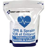 9-Piece CPR & Sprains Refill Pack for Emergency Response First Aid Kit Seaboard Timber Mart